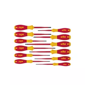  Csavarhúzó készlet VDE SoftFinish SlimFix 12 db-os SL+PH+PZ+TX (3201K12) - Wiha