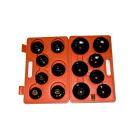   Olajszűrő leszedő kupak készlet 14+1 db-os - Winmax Tools