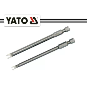   Bit készlet biztonsági, lapos tűvégű hosszú 6-10 mm - YATO