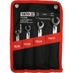 Fékcsőkulcs készlet 4 db-os 8-17 mm - YATO