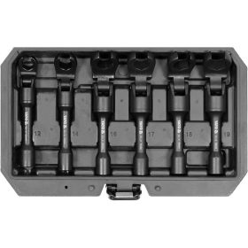   Üzemanyagcső kulcs készlet 6 db spec. nyitott csillagkulcs - CrowFoot - YATO