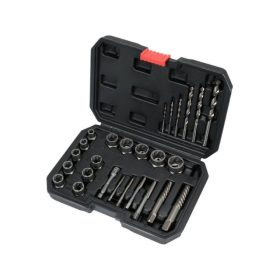   Csavarkiszedő készlet - sérült fejű csavarokhoz 26 db-os 1/4"-19 mm 3/8" - YATO