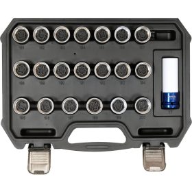   Kerékőr kulcs készlet Opel/Vauxhall gyári kerékőrökhöz 21 db 181-200 - YATO