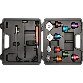 Hűtőrendszer-nyomásvizsgáló készlet 14 db-os - YATO