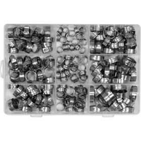   Tömlőszorító bilincs készlet klikk-rendszerű 5.8-21.2 mm - YATO