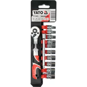   Dugókulcs - crowafej készlet 1/4" 6 lap normál 12 db-os 4-13 mm - YATO