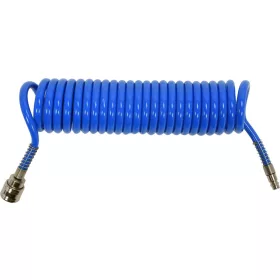 Levegőcső spirál 5 m kék - szerelt 8 mm / 5 mm PU - YATO