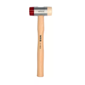   Kalapács műanyag-gumikeverék + nylon fej (cserélhető) D=22 mm - YATO