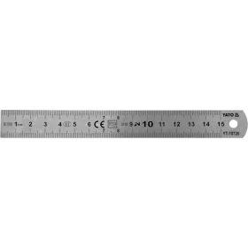 Hajlékony acélvonalzó INOX 150mm - YATO